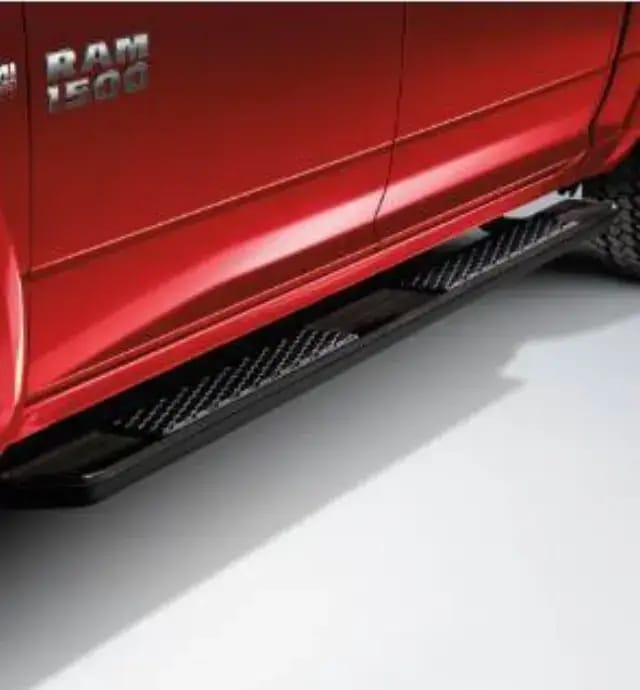 Aluminum Running Boards In Black For Quad Cab