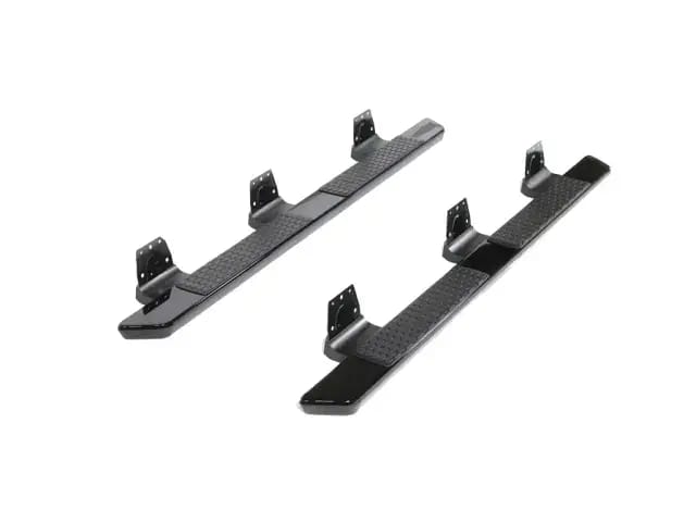 Cab Length Running Boards, Quad Cab, Gloss Black thumbnail 2