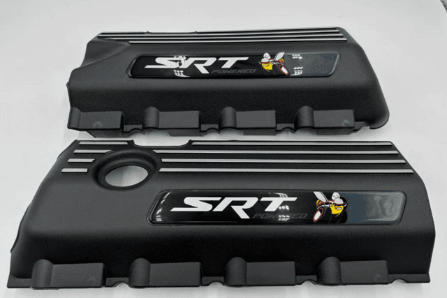 Challenger Charger Durango Engine Half Covers Powered By SRT 2 Pcs Destroyer