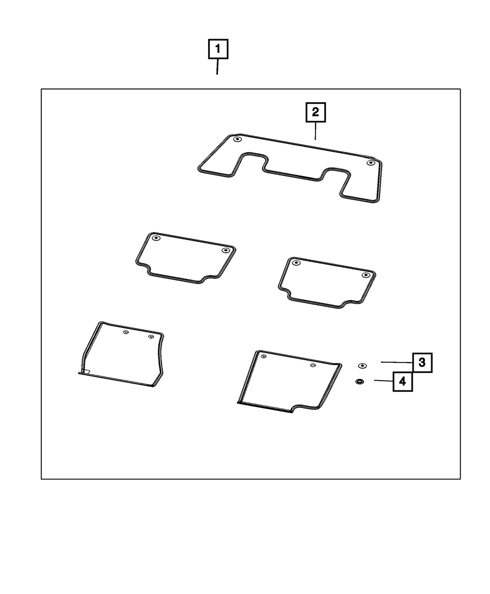 Mopar All-Weather Floor Mats thumbnail 7