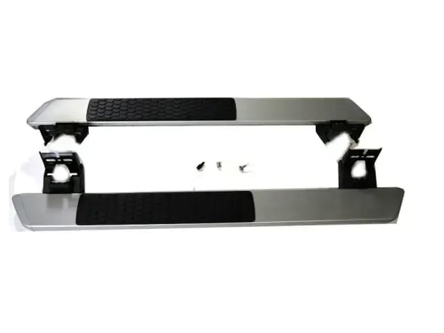 Aluminum Running Boards In Silver For Regular Cab