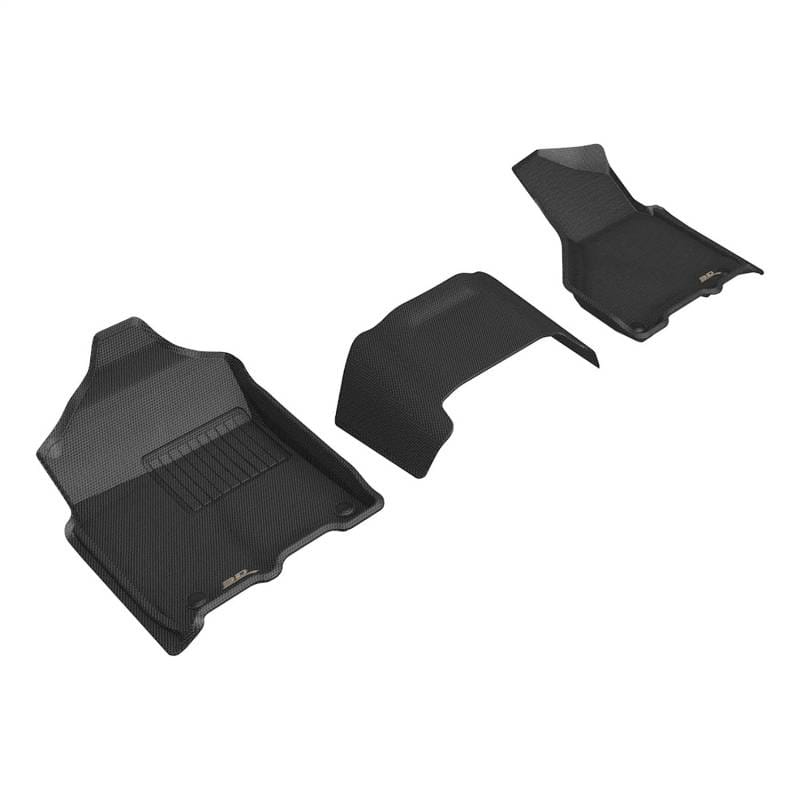 3D MAXpider 19-24 Dodge RAM 2500 Crew Cab All Weather Floor Liner - Kagu Black - R1