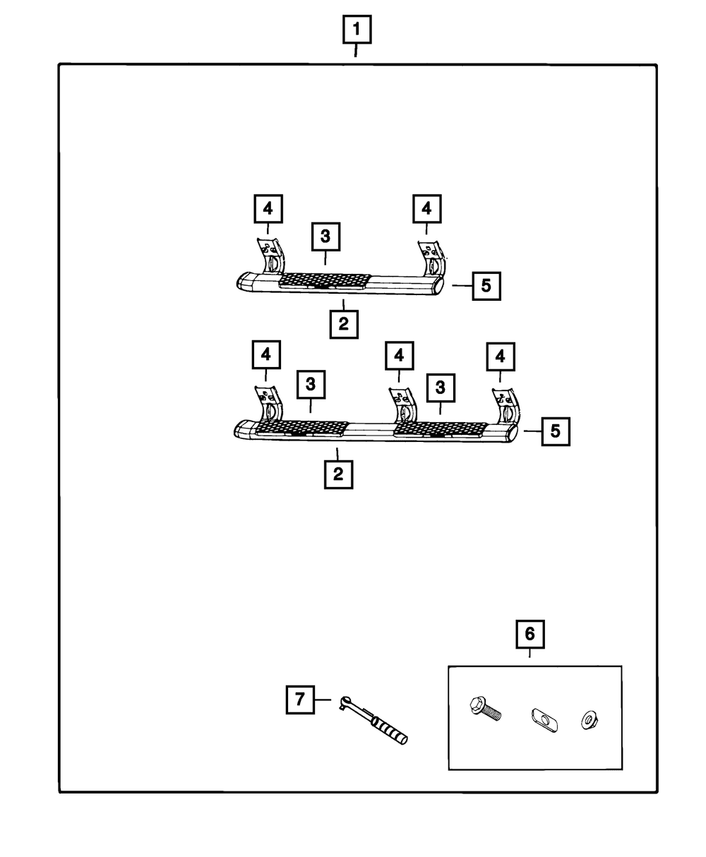 Stainless Steel, Cab Length Tubular Side Steps For Regular Cab thumbnail 4
