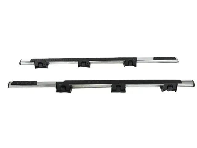 Stainless Steel Tube Side Steps Wheel To Wheel - Crew Cab With 6.4' Bed thumbnail 6