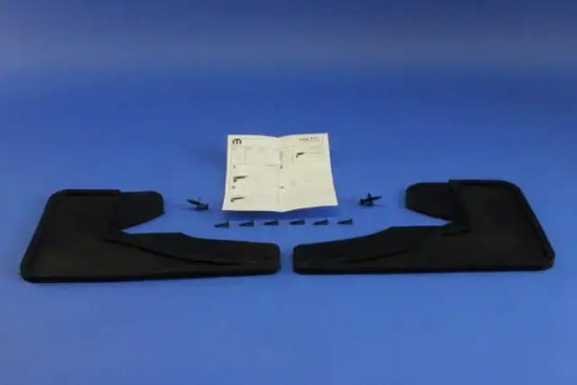 Splash Guards, Heavy-Duty Rubber -- Front For Vehicles Without Production Fender Flares thumbnail 4