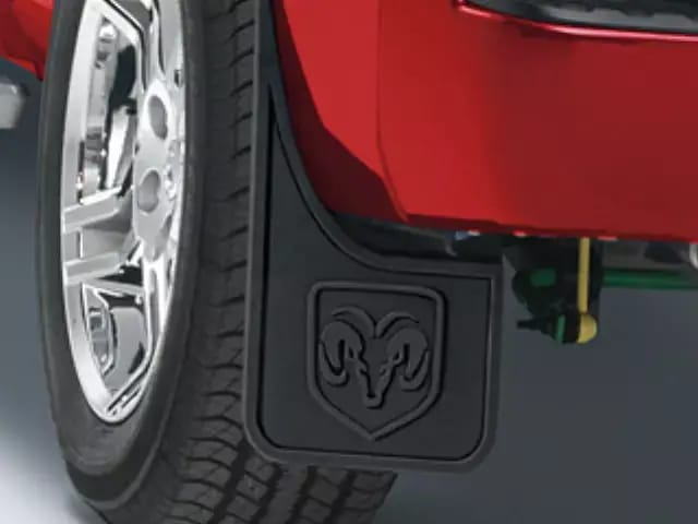 Splash Guards, Heavy-Duty Rubber -- Front For Vehicles Without Production Fender Flares thumbnail 5
