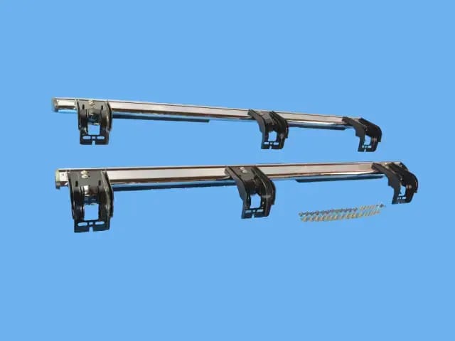 Tubular Side Steps Chrome Aluminum Cab Length For Quad Cab thumbnail 8