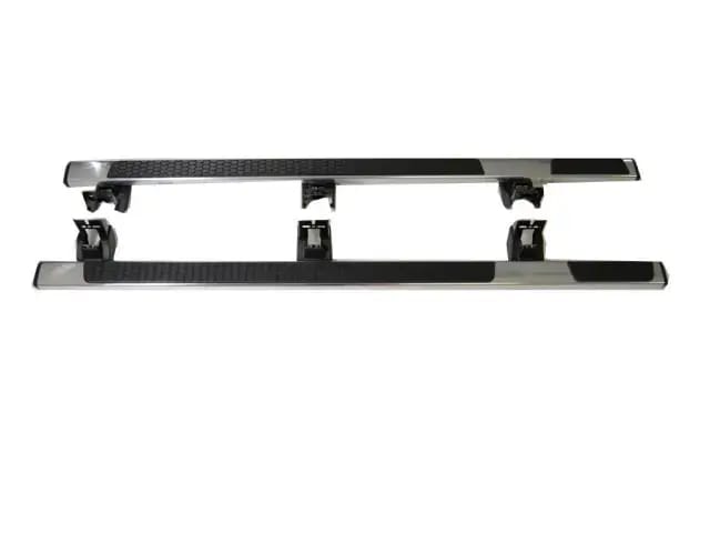 Stainless Steel, Wheel-To-Wheel Tubular Side Steps For Crew Cab With 6.4` Bed