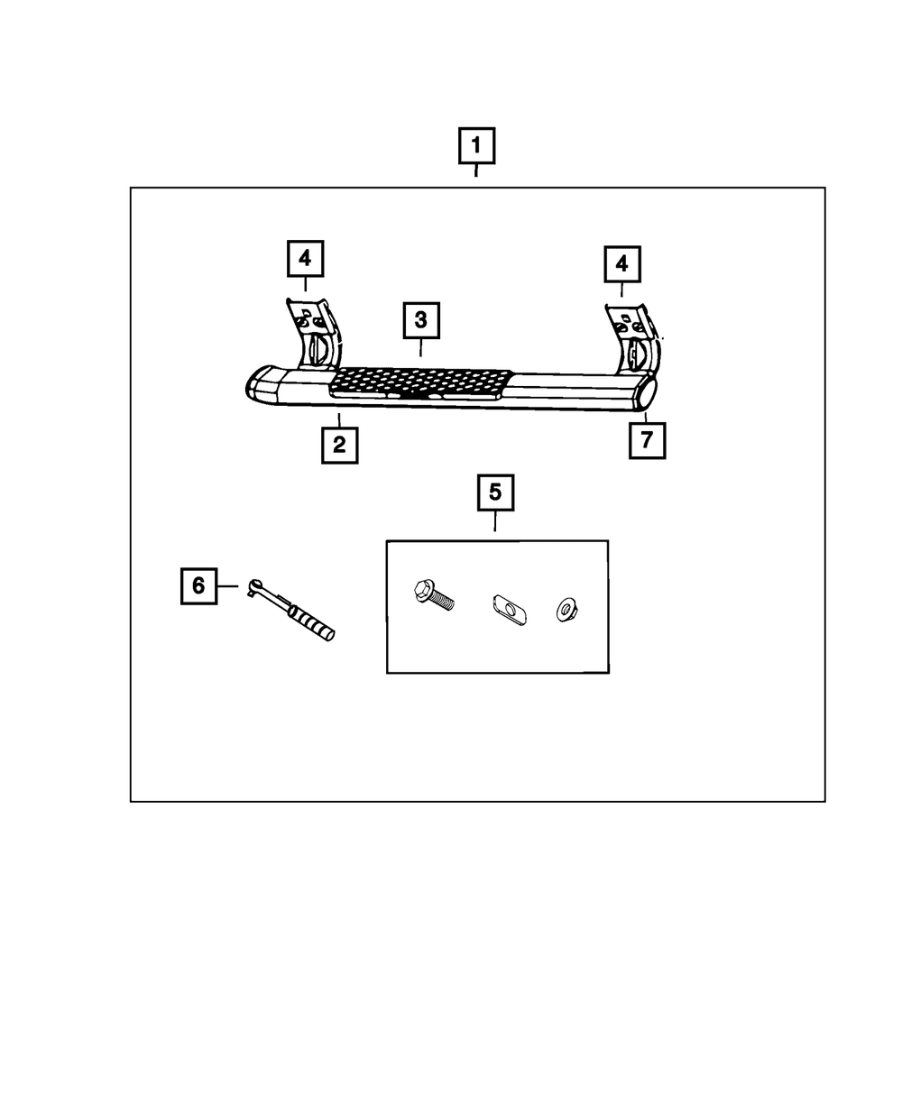 Tubular Side Step Kit