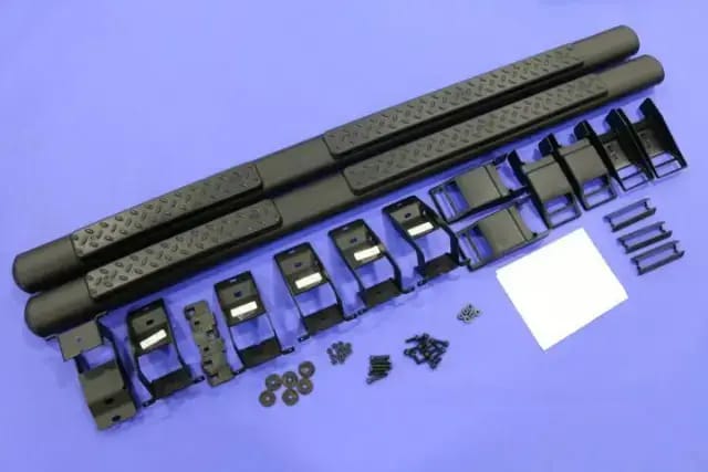 Tubular Side Step Kit, Black thumbnail 4