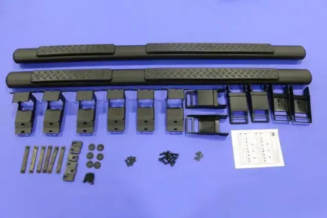 Tubular Side Step Kit, Black thumbnail 6