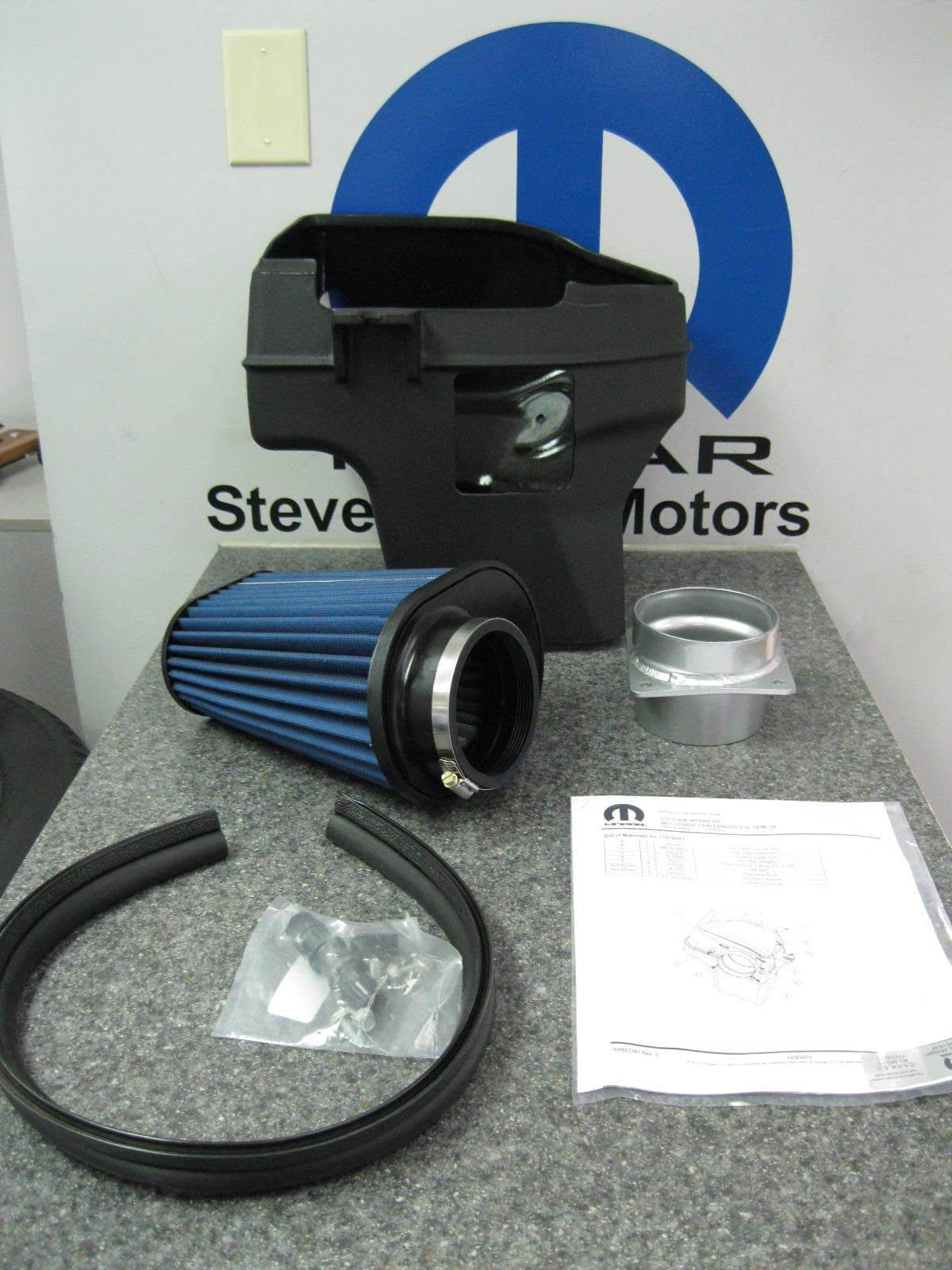 11-23 2023 Challenger Charger 300 New Hemi 6.4L Cold Air Intake System CAI Mopar