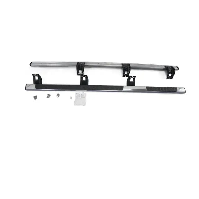 Stainless Steel Wheel To Wheel Tubular Side Steps For Crew Cab With 8' Bed thumbnail 2