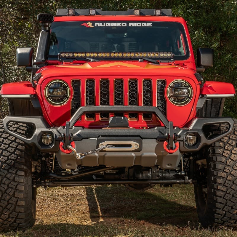 Rugged Ridge Venator Front Bumper Overrider 18-19 JL thumbnail 3