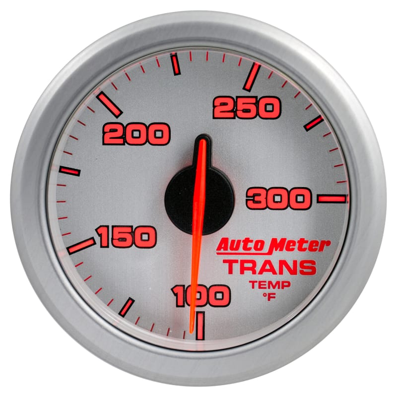 Autometer Airdrive 2-1/6in Trans Temperature Gauge 100-300 Degrees F - Silver thumbnail 4