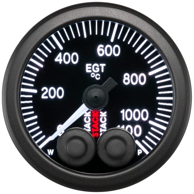 Autometer Stack 52mm 0-1100 Deg C Pro-Control Exhaust Gas Temp Gauge - Black