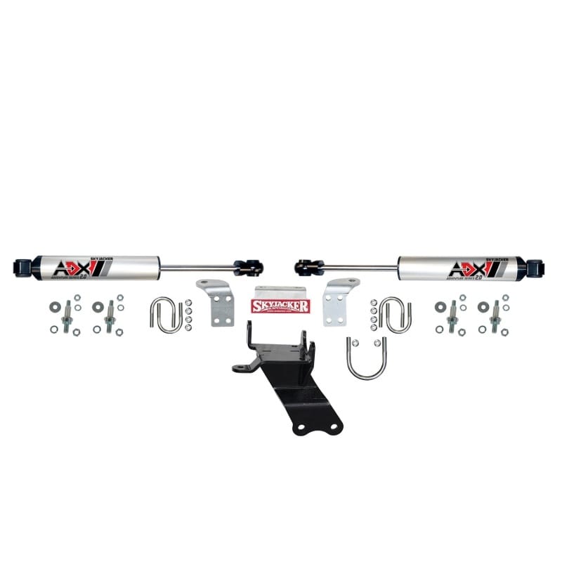 Skyjacker 18-24 Jeep Gladiator JL ADX 2.0 Dual Stabilizer Kit w/ CNC Machined Polished Alum.