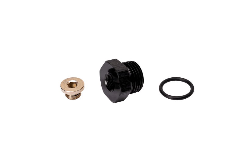Fleece Performance Universal 3/4-16in O-Ring to 1/8in NPT Adapter w/1/8in NPT Plug