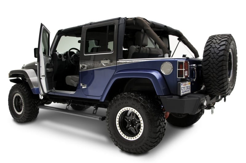 AMP Research 2007-2017 Jeep Wrangler JK 4 Door PowerStep - Black thumbnail 2