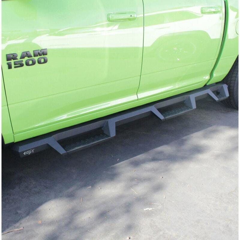 Westin/HDX 09-18 Dodge/Ram 1500 Crew Cab (5.5ft Bed) Drop Wheel to Wheel Nerf Step Bars - Txt Black thumbnail 3