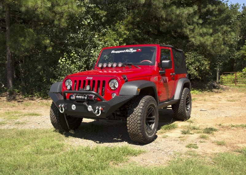 Rugged Ridge Spartan Front Bumper HCE W/Overrider 07-18 Jeep Wrangler JK thumbnail 3