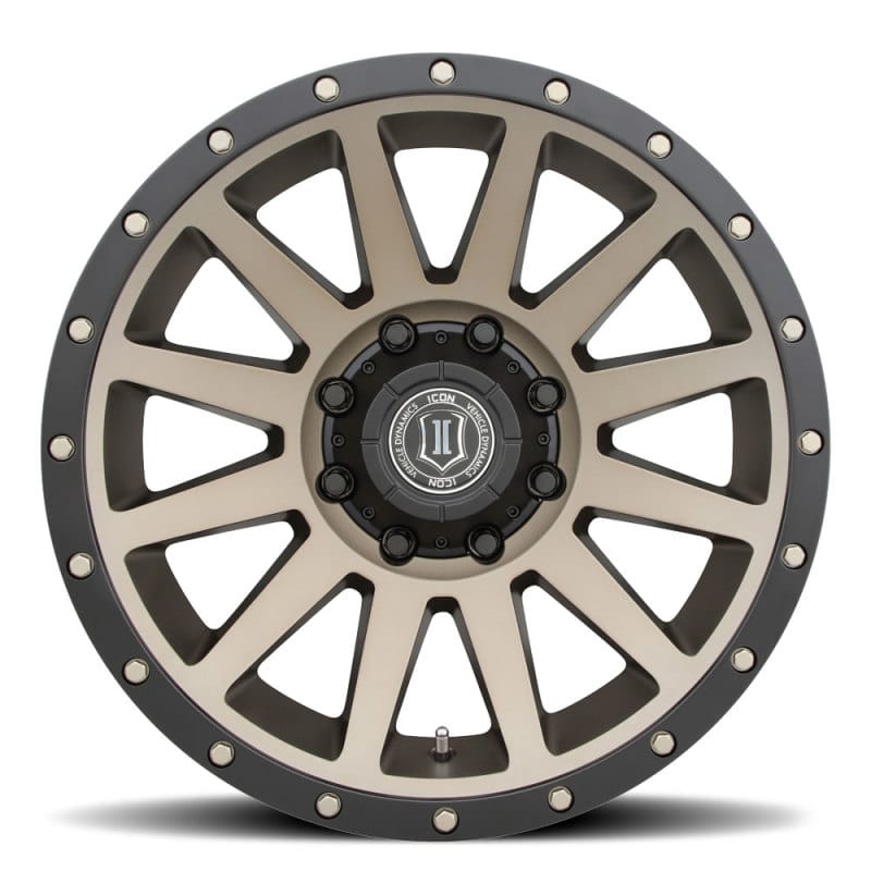 ICON Compression 20x10 8x6.5 -19mm Offset 4.75in BS 121.4mm Bore Bronze Wheel thumbnail 2