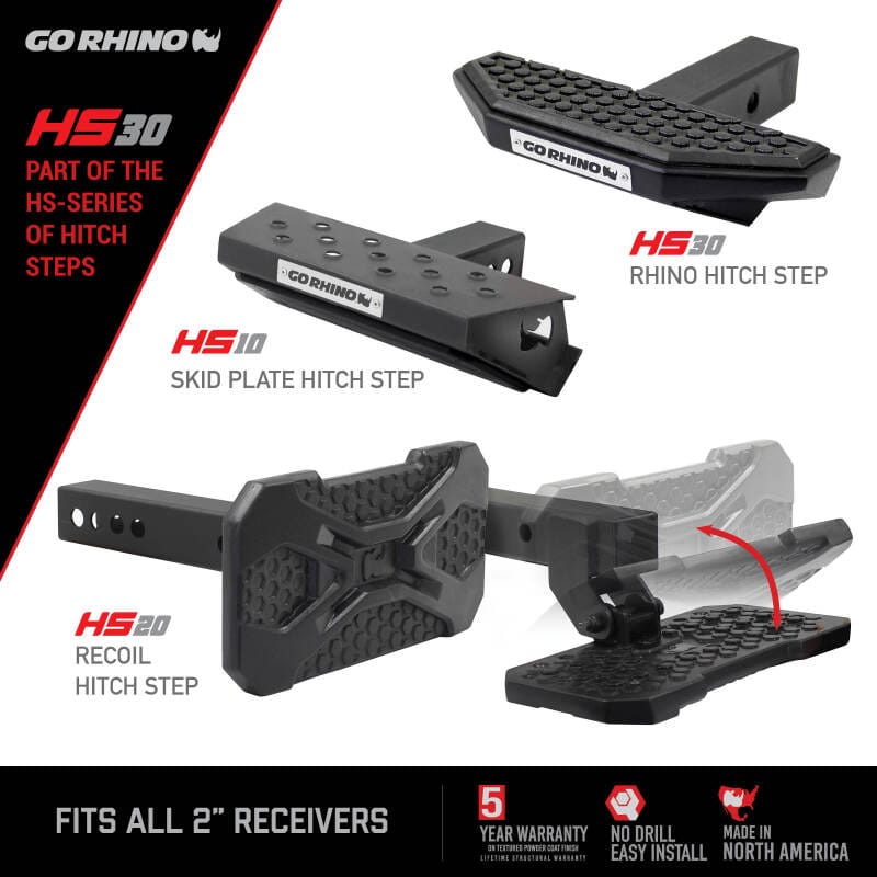 Go Rhino HS-30 Rhino Hitch Step thumbnail 3