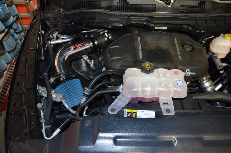 Injen 14-18 Dodge Ram 3.0L V6 Wrinkle Black Power-Flow Short Ram Intake thumbnail 2
