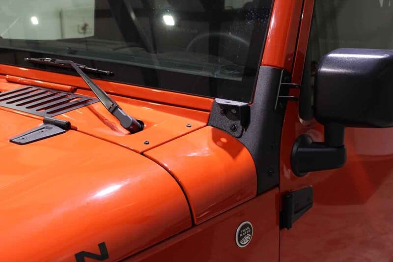 Fishbone Offroad 07-18 Jeep Wrangler JK Windshield Light Bracket thumbnail 4