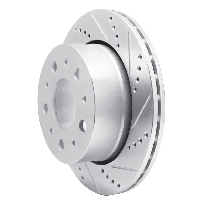 R1 14-21 Ram Promaster 2500 Rear Right Drilled & Slotted Silver Brake Rotor - 631-40117R thumbnail 2