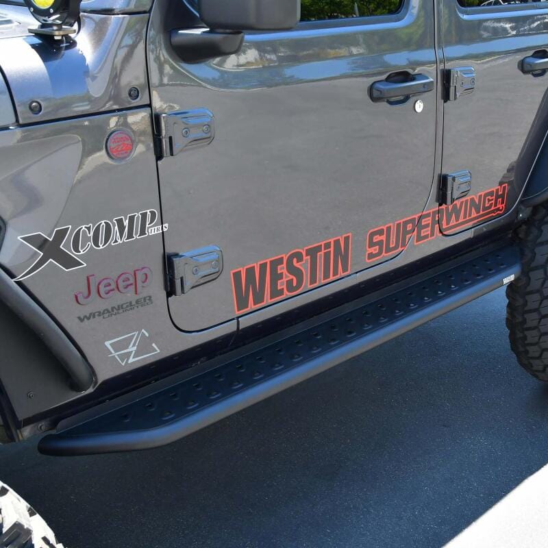Westin 18-24 Jeep Wrangler (JL) Unlimited 4DR Outlaw Running Board - Textured Black thumbnail 3