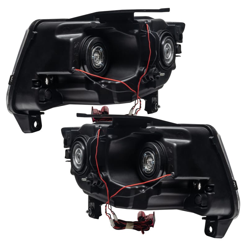Oracle 11-13 Jeep Grand Cherokee Pre-Assembled Halo Headlights (Non HID) Chrome - UV/Purple thumbnail 4