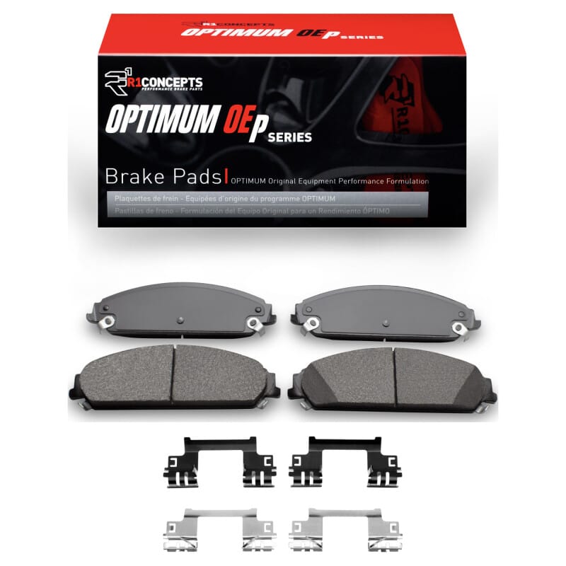 R1 05-23 Chrysler 300 Front Optimum OE Brake Pads & Hardware Kit - 2552-1058-02