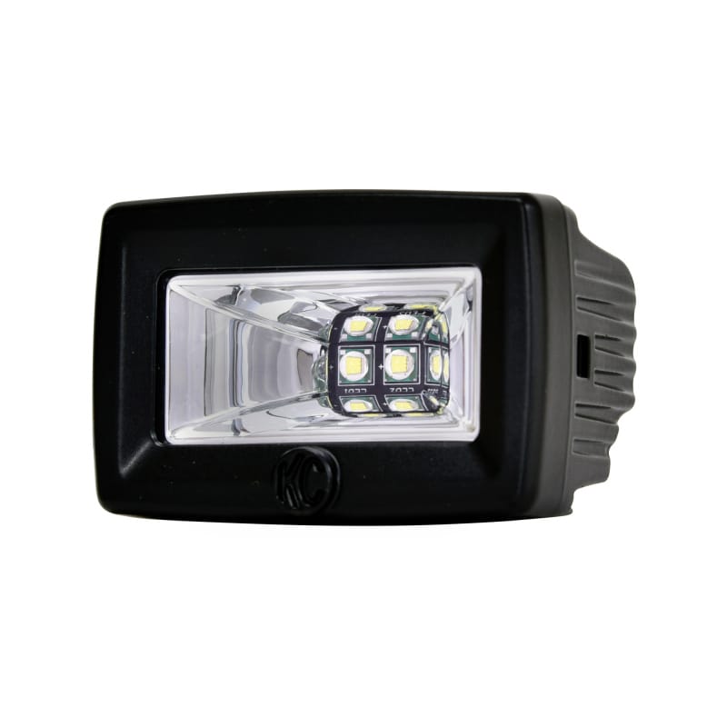 KC HiLiTES C-Series C2 LED 2in. Backup Area Flood Light 20w (Single) - Black thumbnail 3