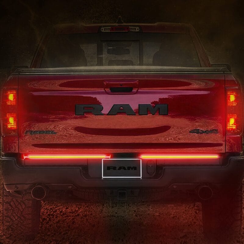 Putco 2019+ RAM 1500/Jeep Wrangler JK/JL 18in Split Blade LED Tailgate Light Bar (Pair) thumbnail 2