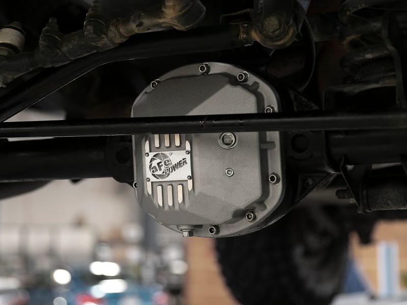 aFe 97-18 Jeep Wrangler TJ/JK Dana 30 Street Series Differential Cover w/ Machined Fins - Raw thumbnail 3
