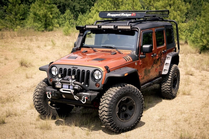 Rugged Ridge Hurricane Flat Fender Flare Kit 07-18 Jeep Wrangler thumbnail 2