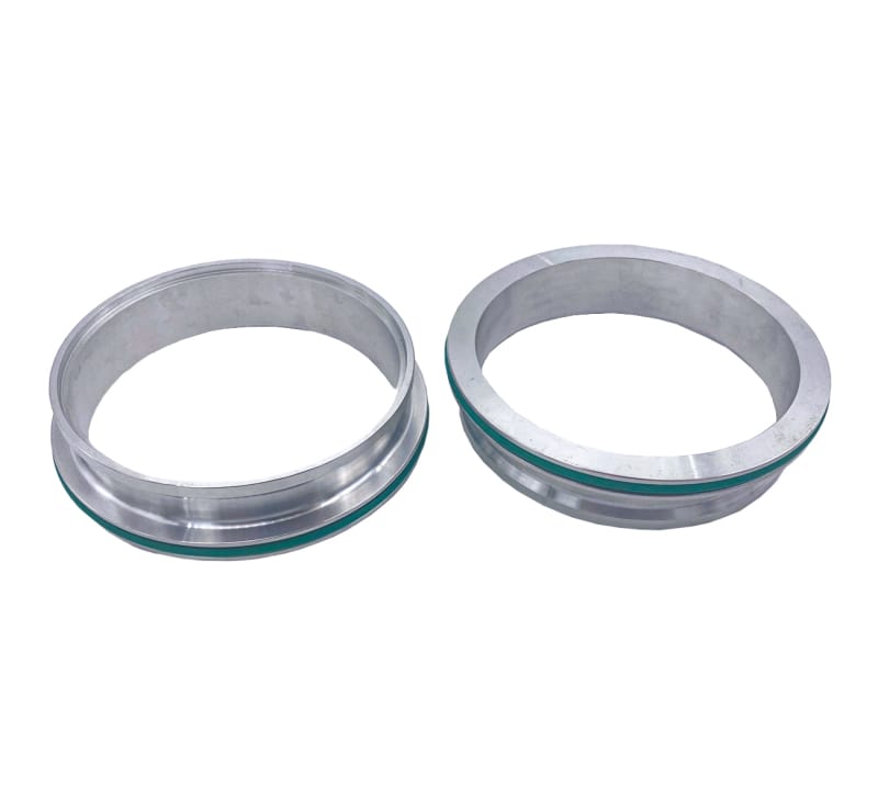 Granatelli Aluminum Dual Seal Clamp 3.0in Weld-on Ferrule Set thumbnail 2