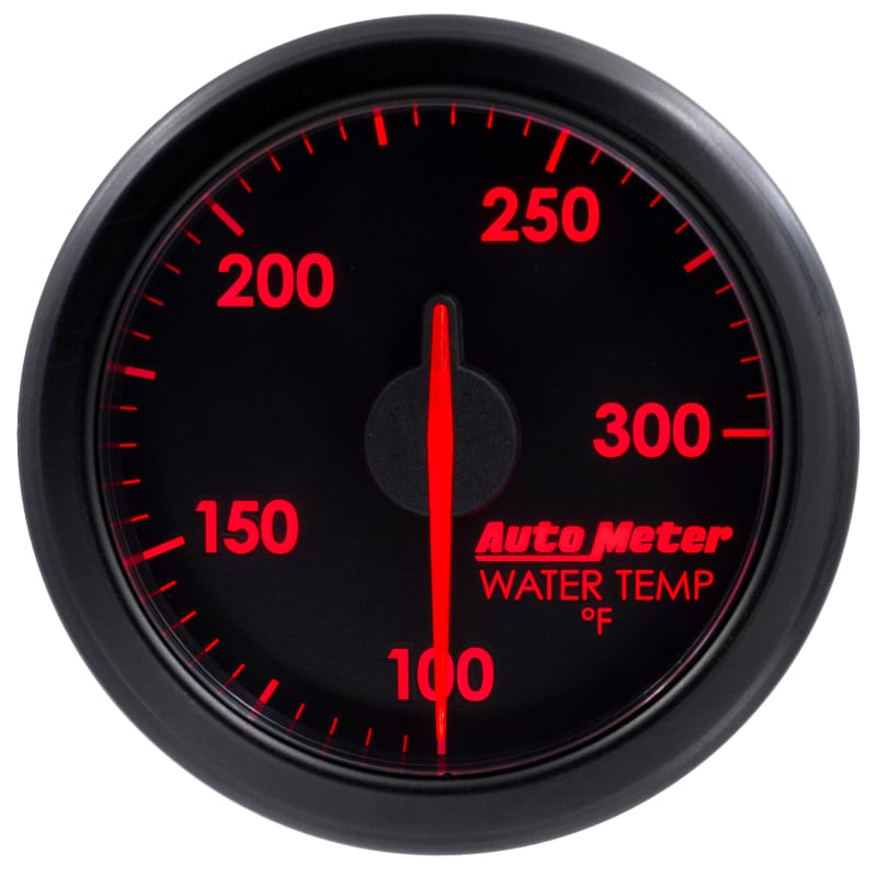 Autometer Airdrive 2-1/6in Water Temperature Gauge 100-300 Degrees F - Black thumbnail 6