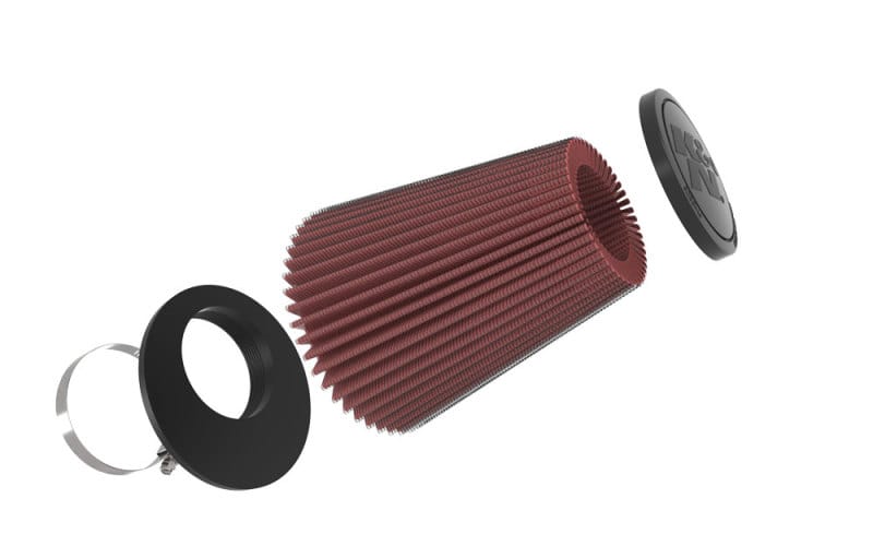 K&N Universal Rubber Filter 3.25 inch FLG / 5.75 inch Bottom / 3.5 inch Top / 6.6875 inch Height thumbnail 3