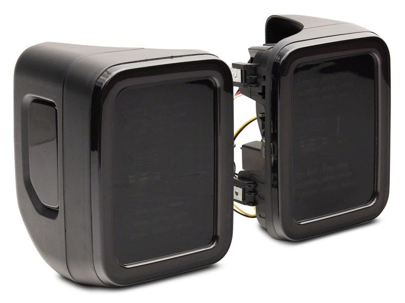 Raxiom 20-23 Jeep Gladiator JT LED Tail Lights- Black Housing (Smoked Lens) thumbnail 2