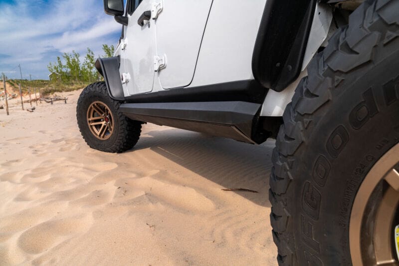 AMP Research 2007-2018 Jeep Wrangler JKU 4DR PowerStep XL - Black (Incl OEM Style Illumination) thumbnail 4