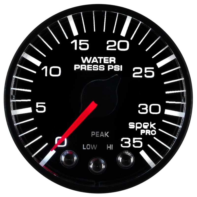 Autometer Spek-Pro 52.4mm 0-35 PSI Digital Stepper Motor Water Pressure Gauge thumbnail 6