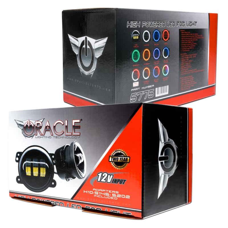 Oracle High Powered LED Fog Lights - Blue thumbnail 2