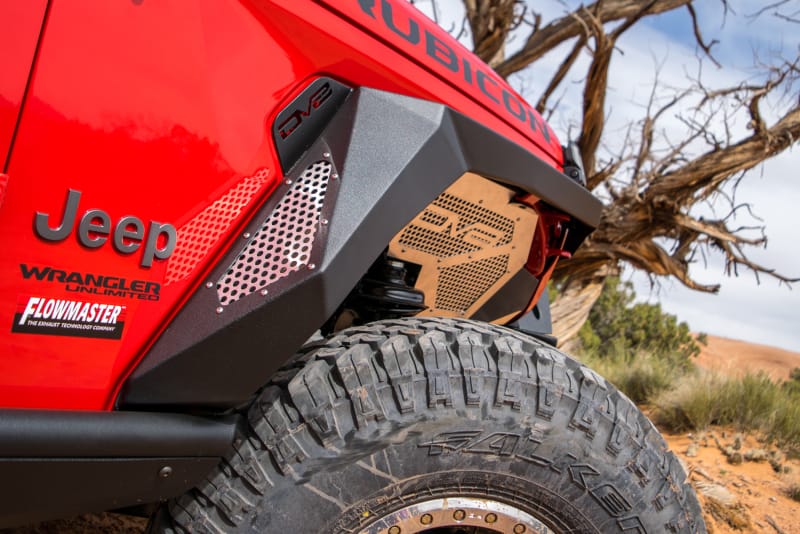 DV8 Offroad 2018+ Jeep Wrangler JL Armor Fenders w/ LED Turn Signal Lights thumbnail 3