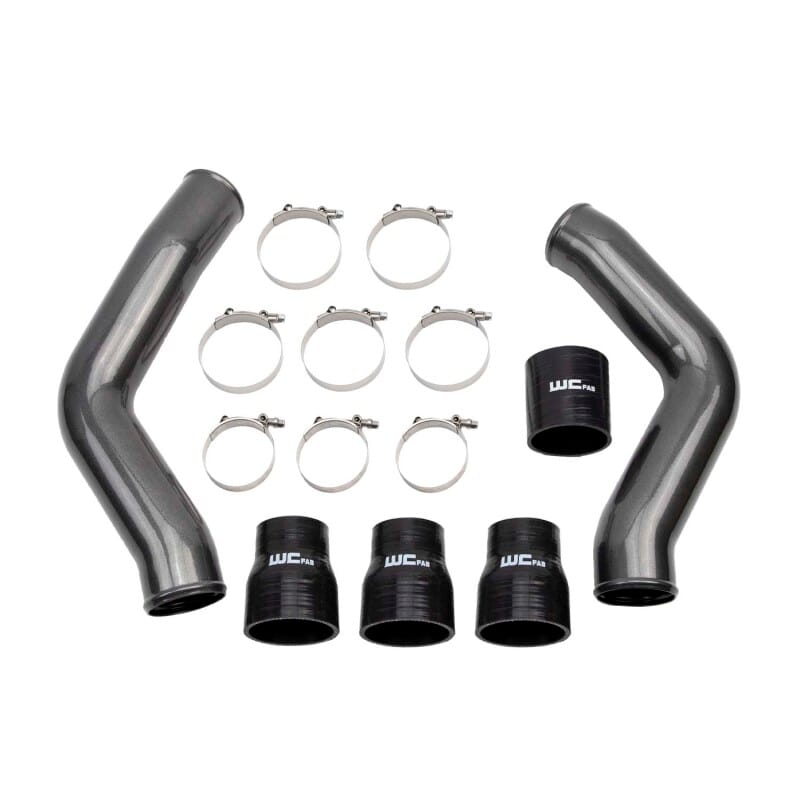 Wehrli 13-18 Ram 6.7L Cummins 3.5in Intercooler Pipes Kit - Bengal Silver thumbnail 2