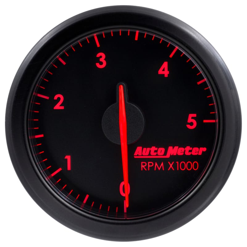 Autometer Airdrive 2-1/6in Tachometer Gauge 0-5K RPM - Black thumbnail 4