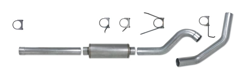 Diamond Eye KIT 4in Catback Single SS: 2004.5-2007.5 DODGE CUMMINS 600
