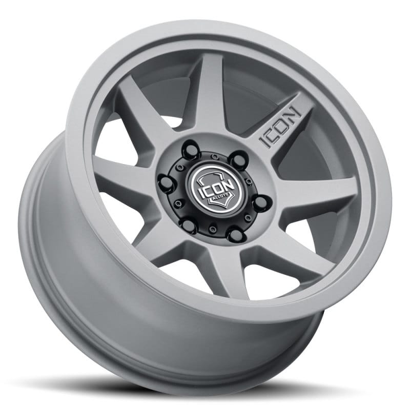 ICON Rebound 17x8.5 5x5 -6mm Offset 4.5in BS 71.5mm Bore Charcoal Wheel thumbnail 3