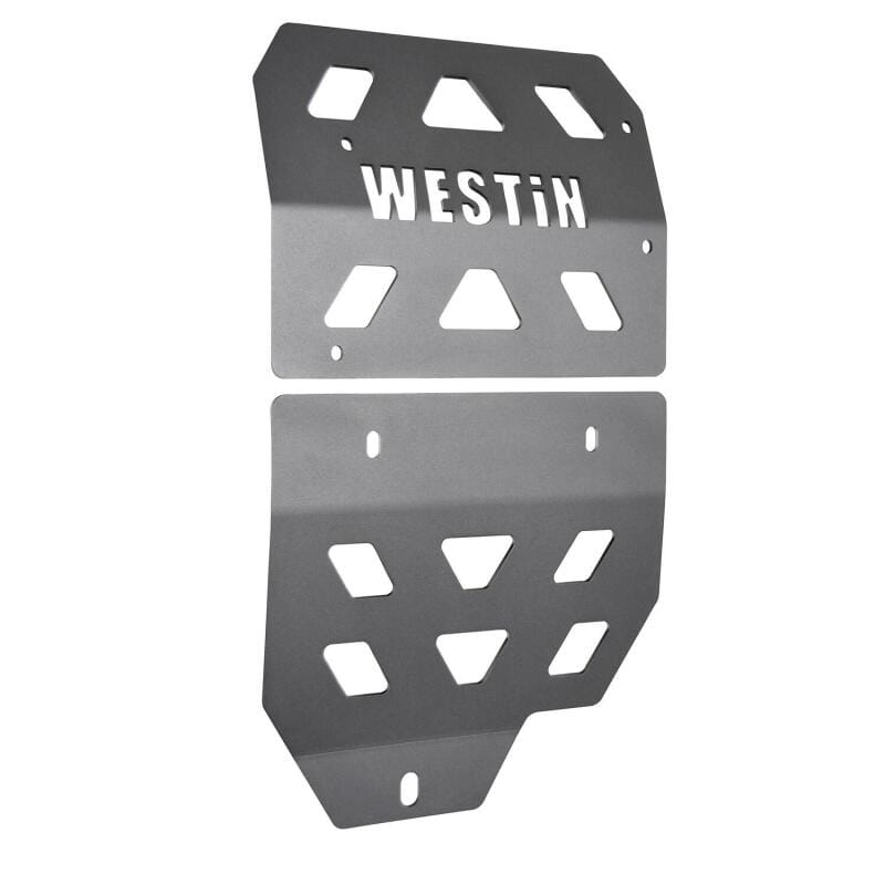 Westin 18-22 Jeep Wrangler JL Transmission Pan Skid Plate - Textured Black thumbnail 2